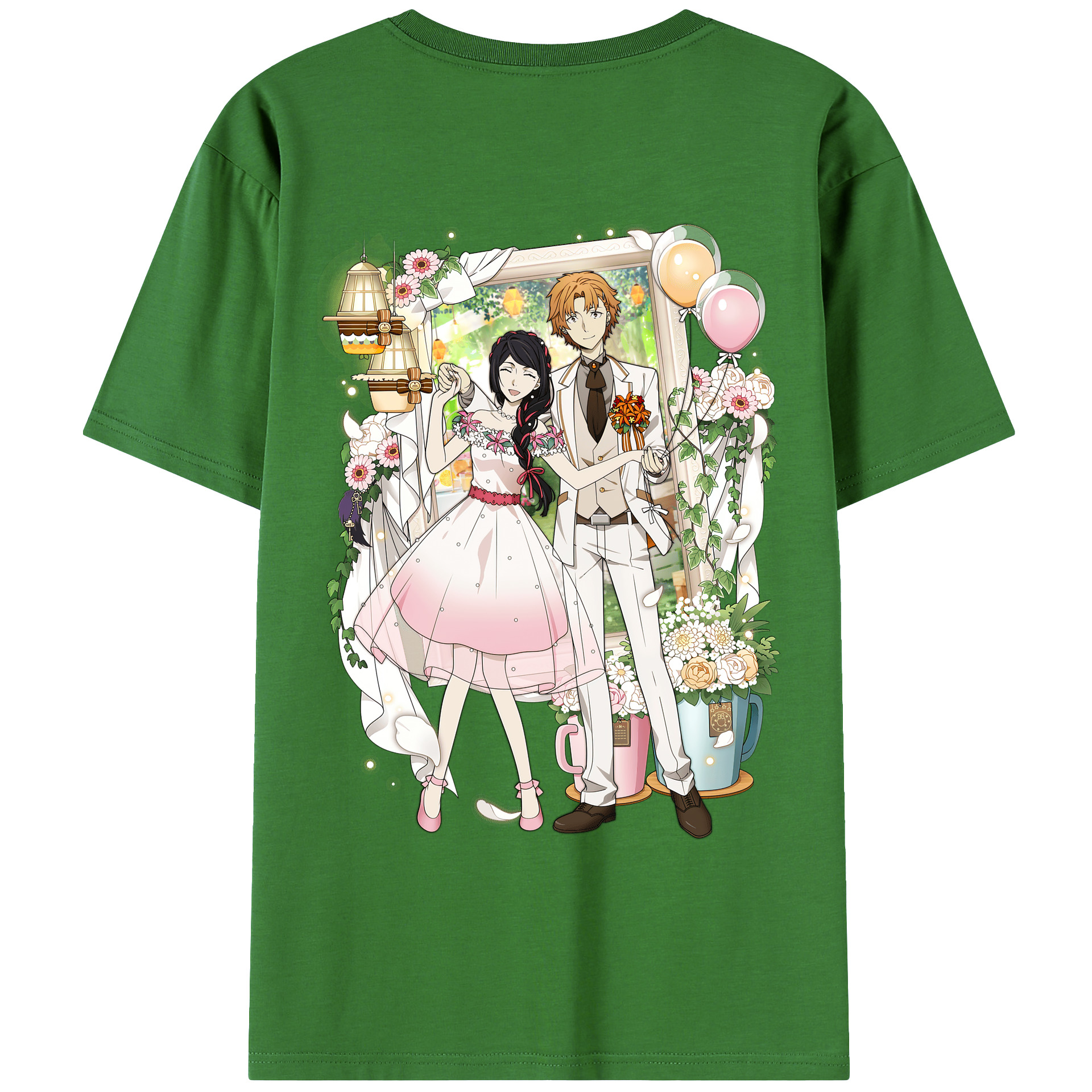 （画像用） 文豪ストレイドッグス Bungo Stray Dogs レディース半袖Tシャツ(バックプリント)